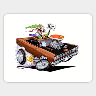 BIRD FINK 1969 brown muscle car Magnet